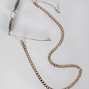 Boogie Nights Sunglasses Chain Gold