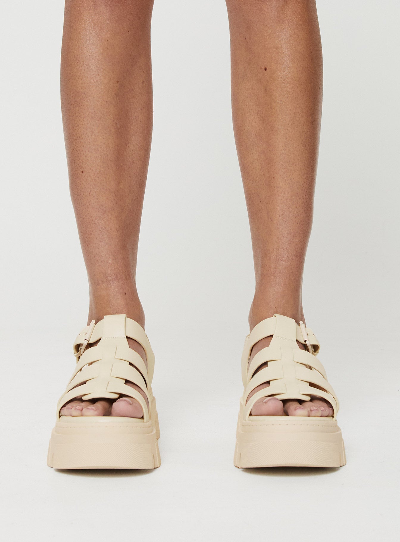 Alexis Cage Sandals Stone - Image 2