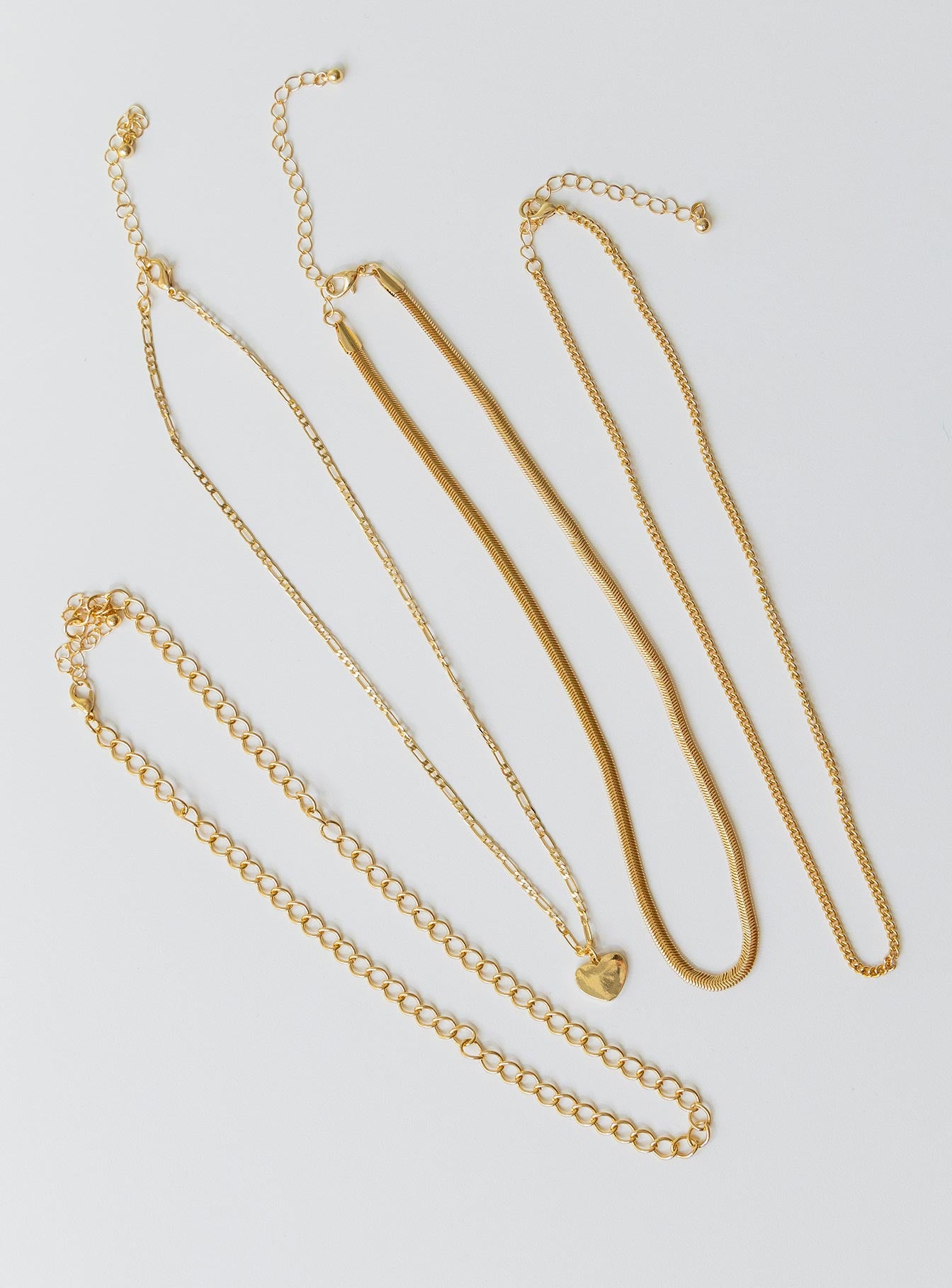 DeLuca Chain Necklace Gold - Image 2