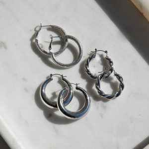 Ciara Earring Set Silver