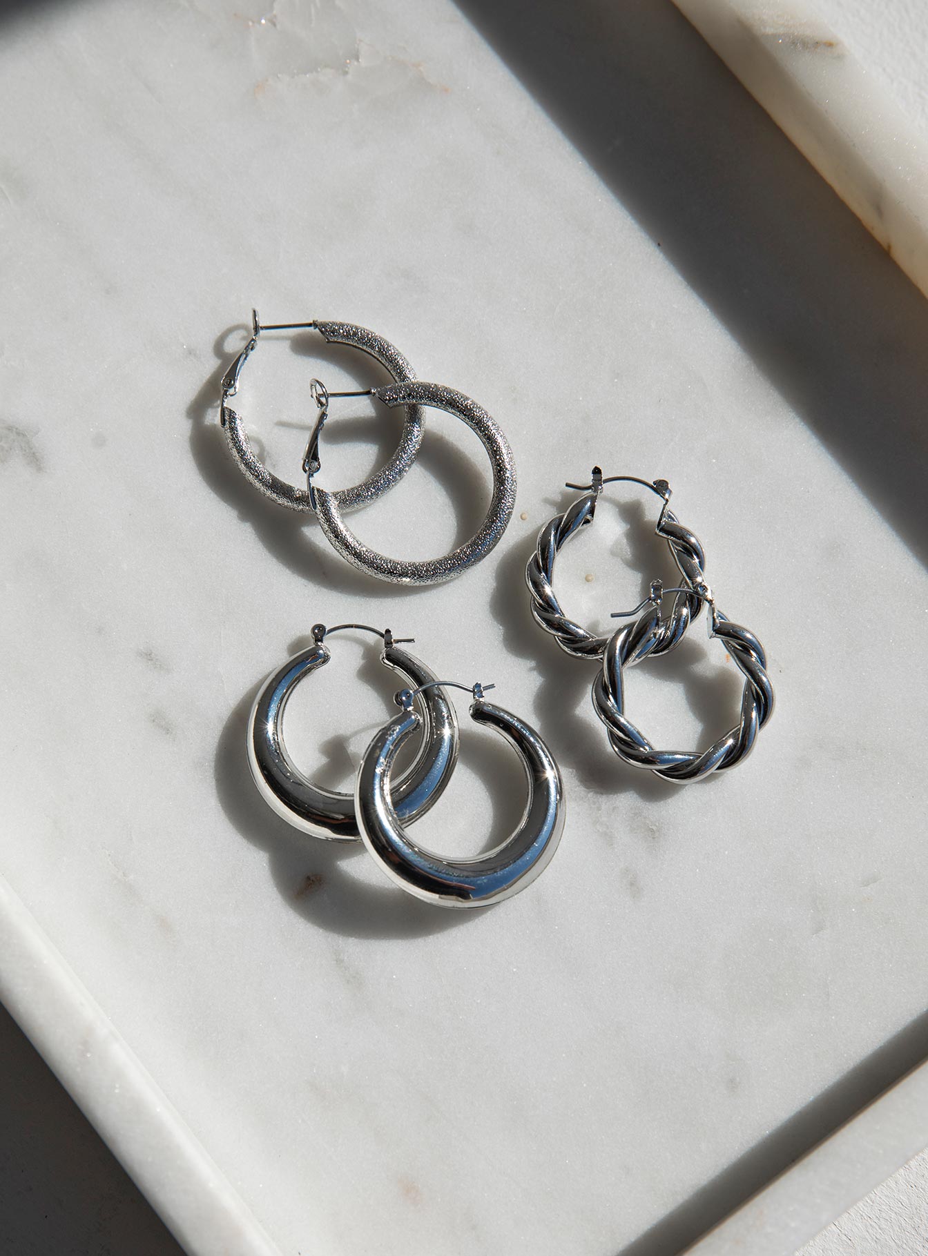 Ciara Earring Set Silver