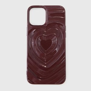 Brisa iPhone Case Heart Burgundy
