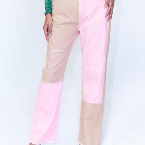 Kaisha Denim Jeans Pink