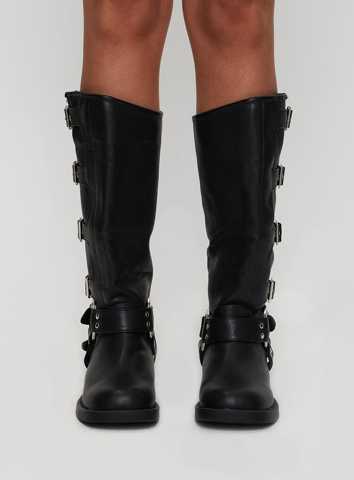 Buckle Down Boots Black - Image 2