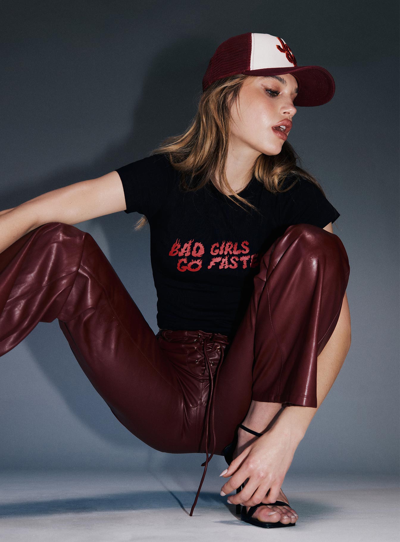 JGR & STN Faster Baby Tee Black - Image 7