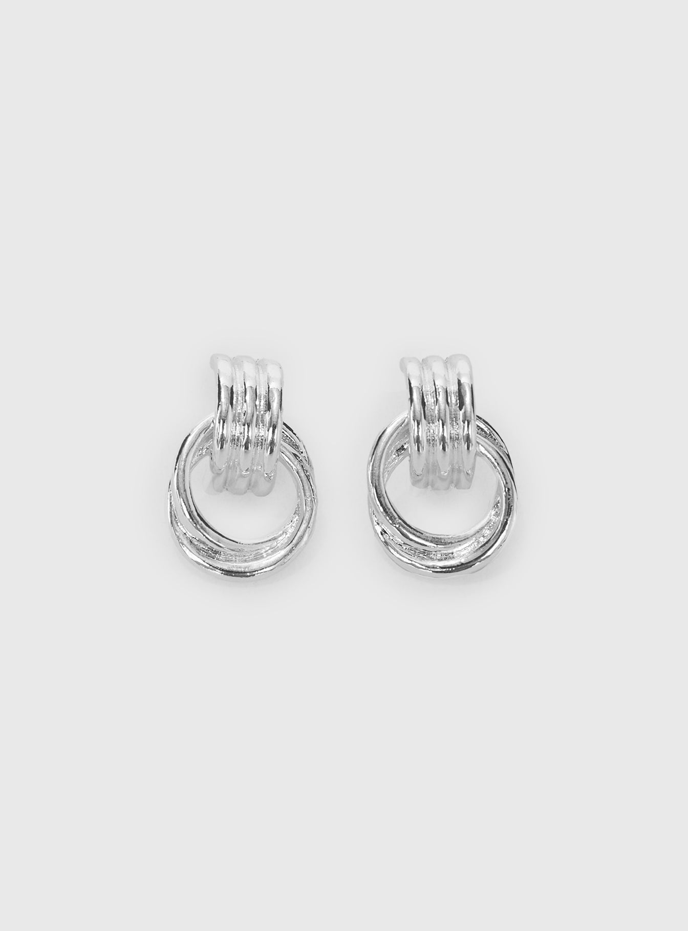 Second Guessing Earrings Silver - Image 2