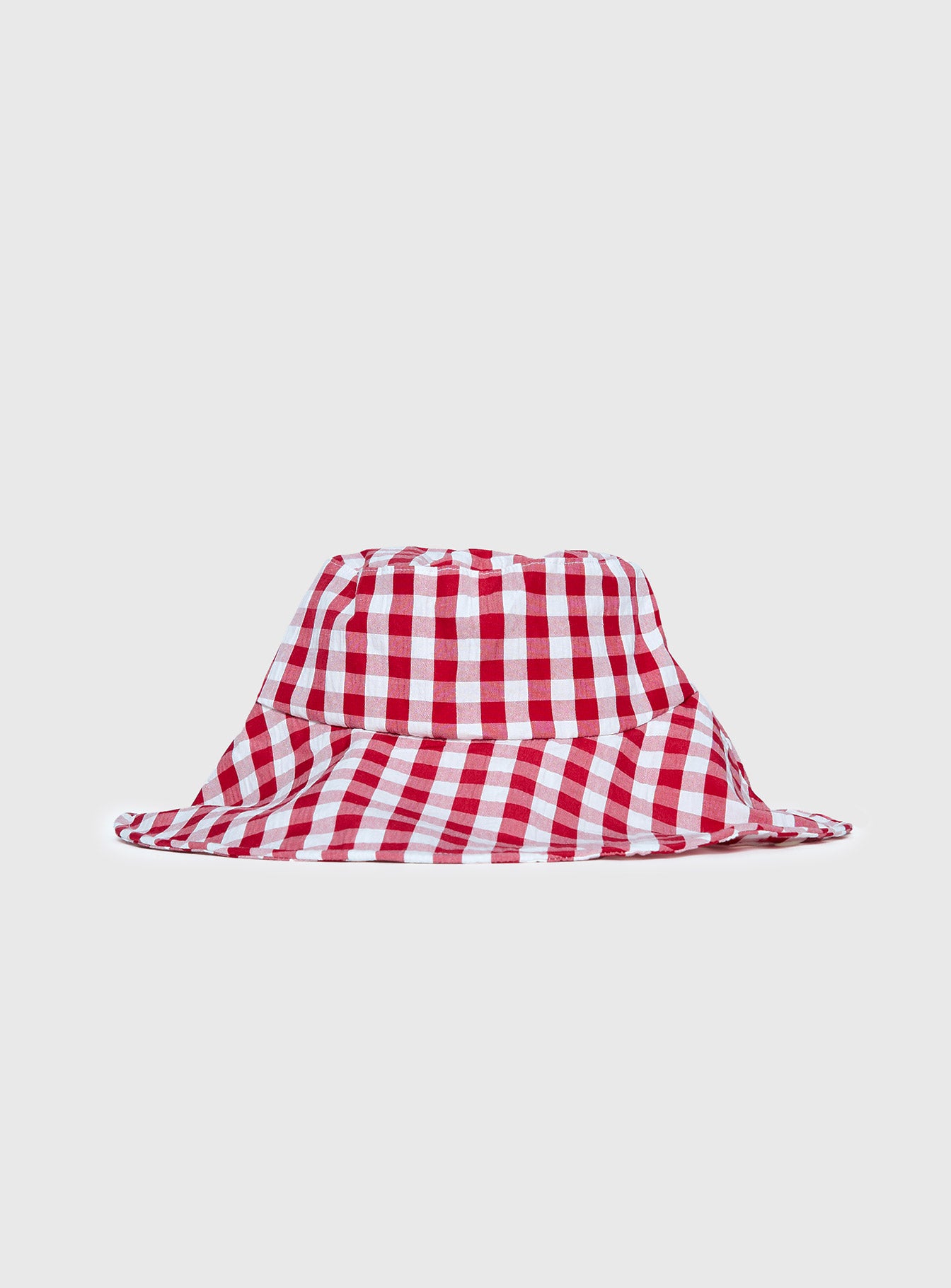 Leina Hat Red Gingham - Image 2