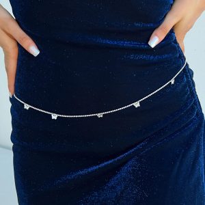 Believer Chain Belt Silver