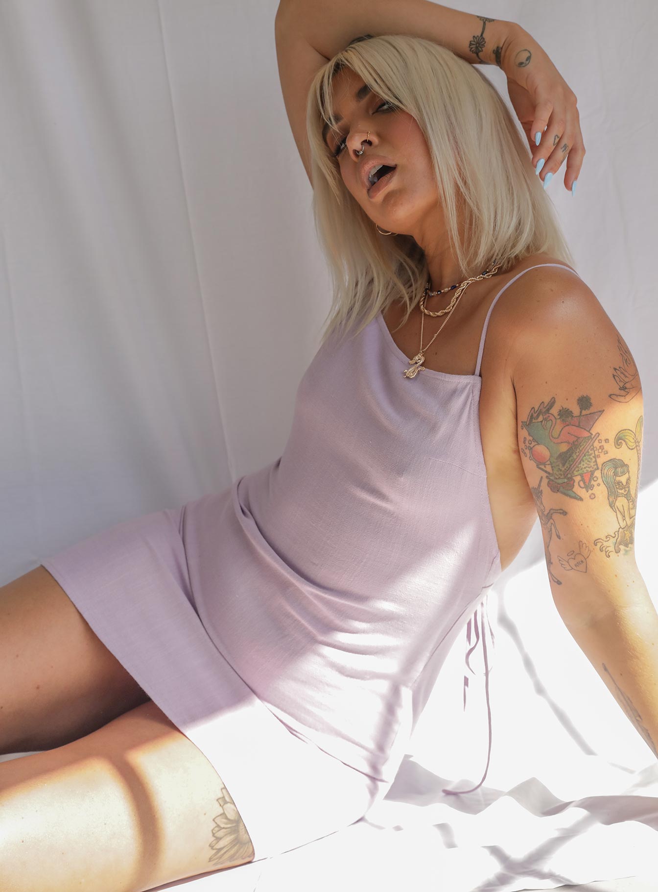 Sinclair Mini Dress Lilac