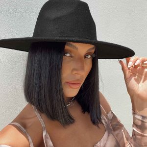 Indiana Fedora Hat Black