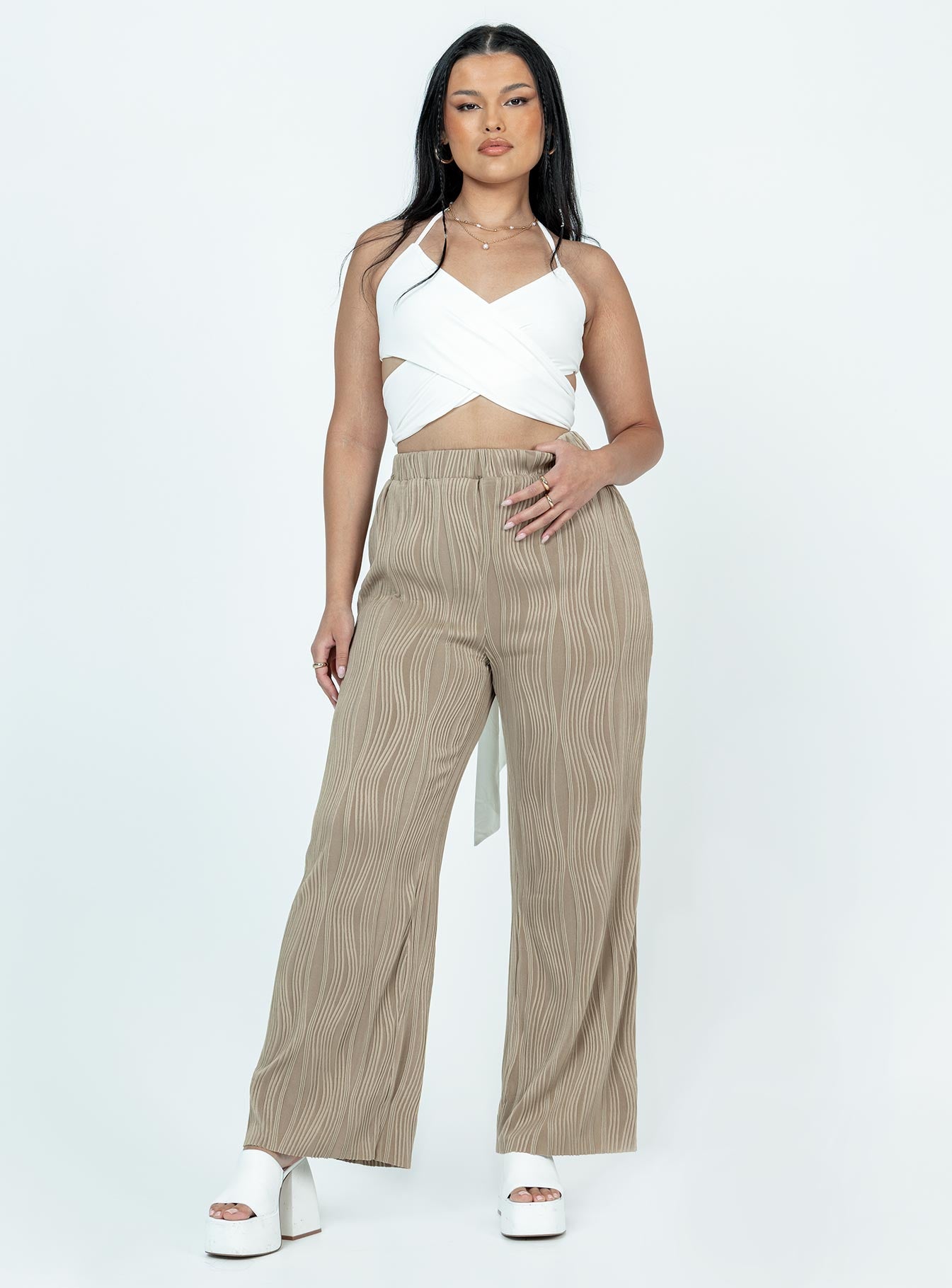 Bettina Pants Beige - Image 3