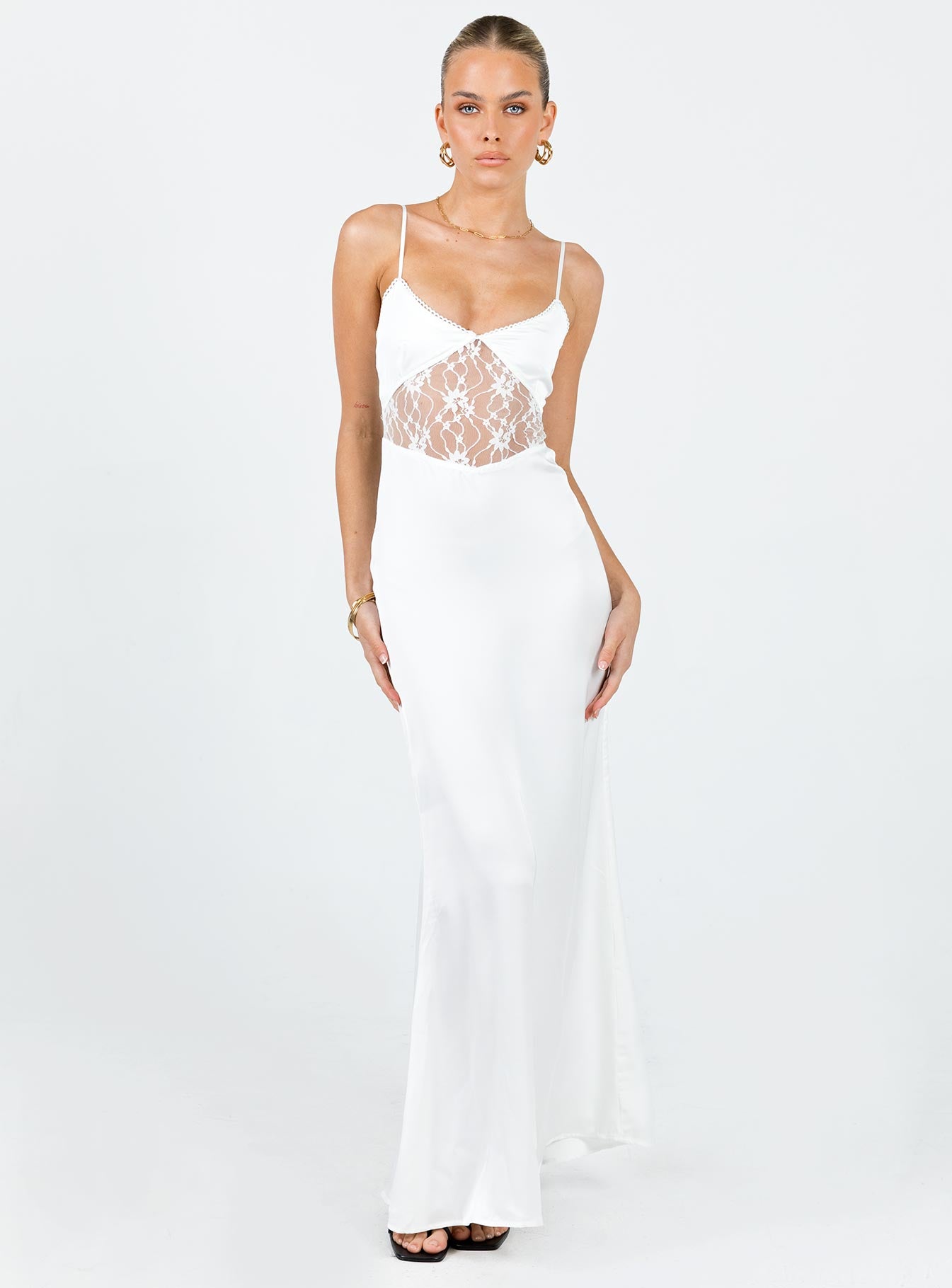 Roselle Maxi Dress White - Image 5