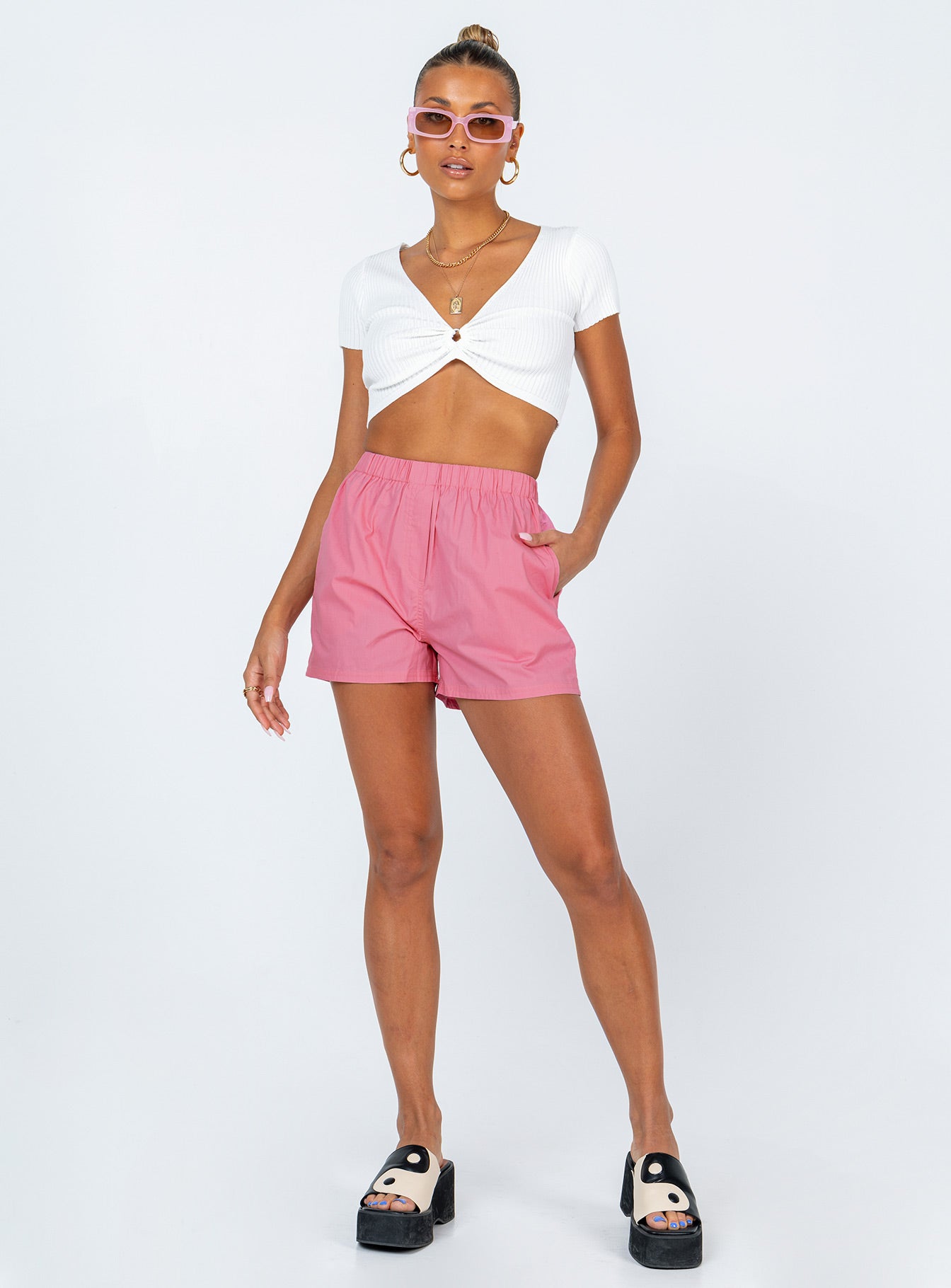 Leonara Shorts Pink - Image 3