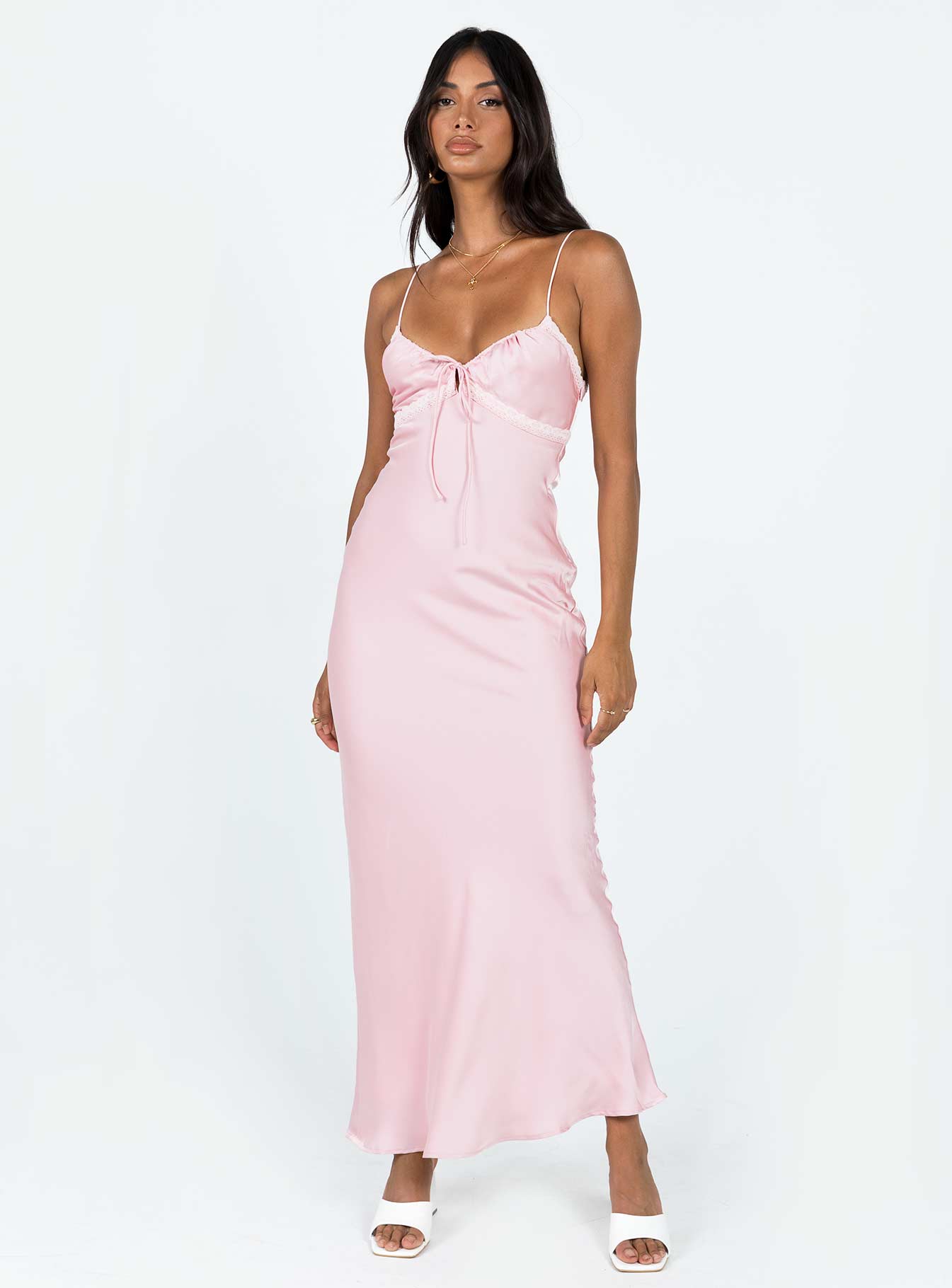 Emily Maxi Dress Pink - Image 2