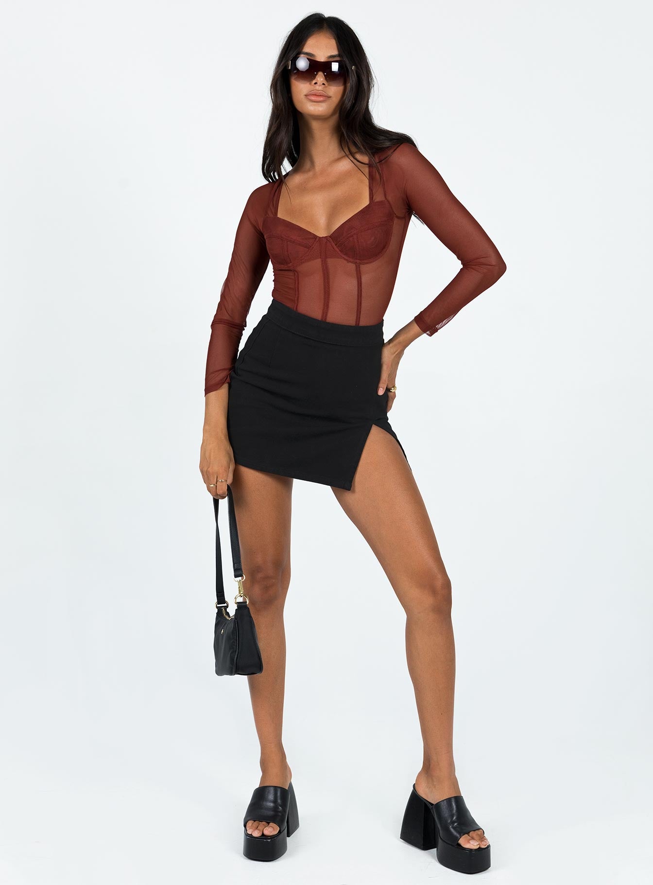 Leonie Bodysuit Brown - Image 3