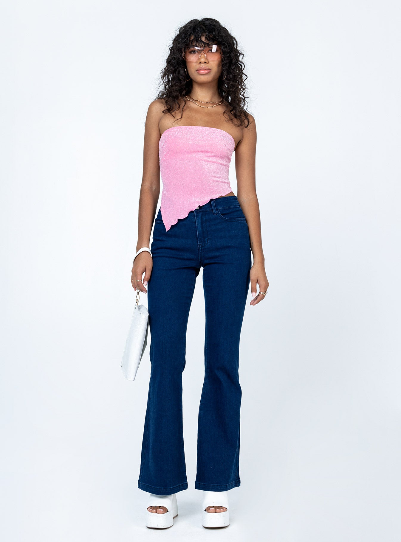 Carrow Strapless Top Pink - Image 3