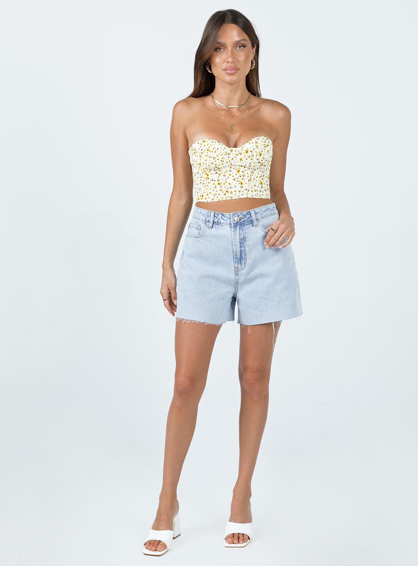 Reyes Denim Shorts Denim - Image 3