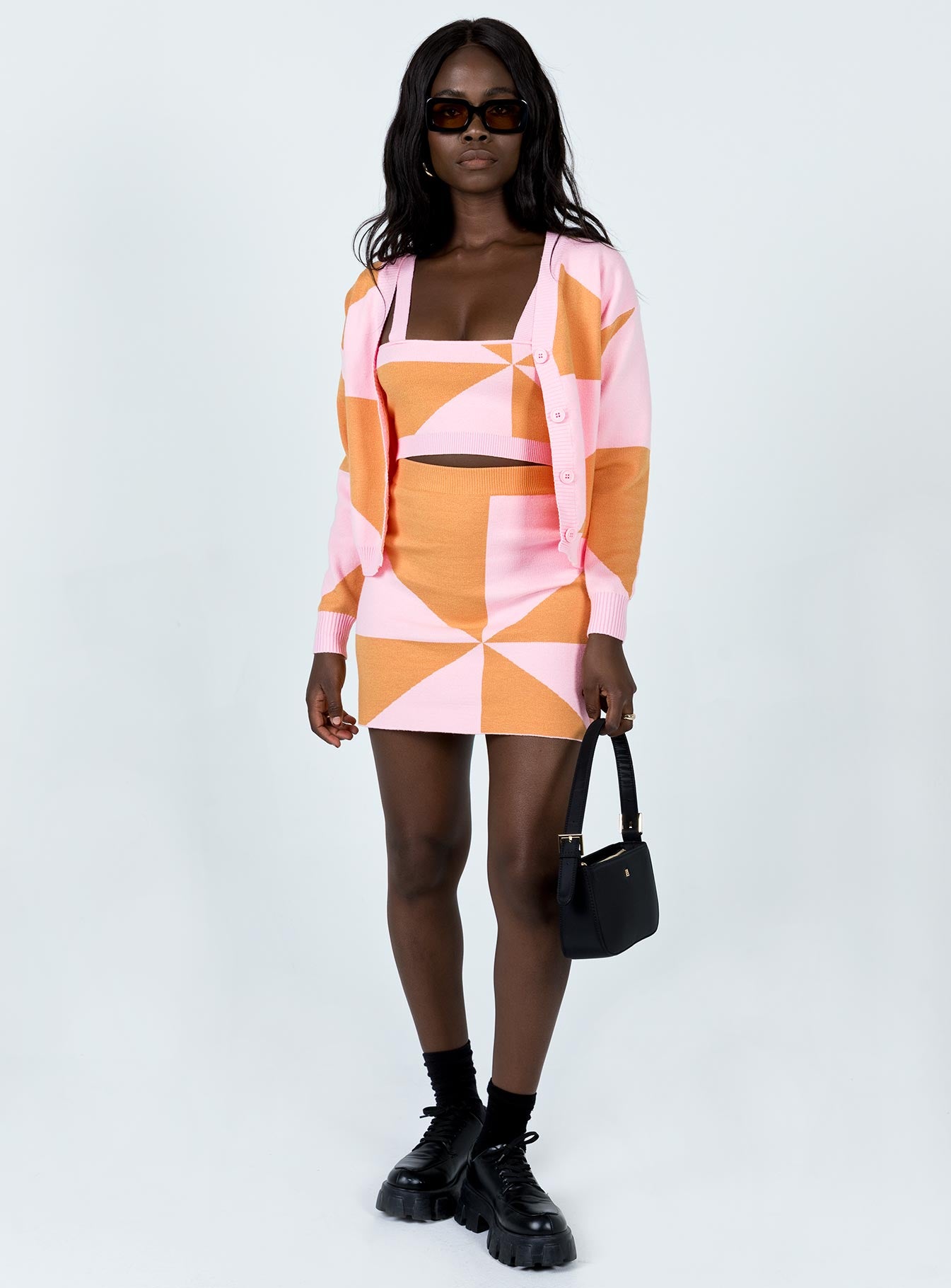 Ivanna Knit Cardigan Set Multi - Image 2