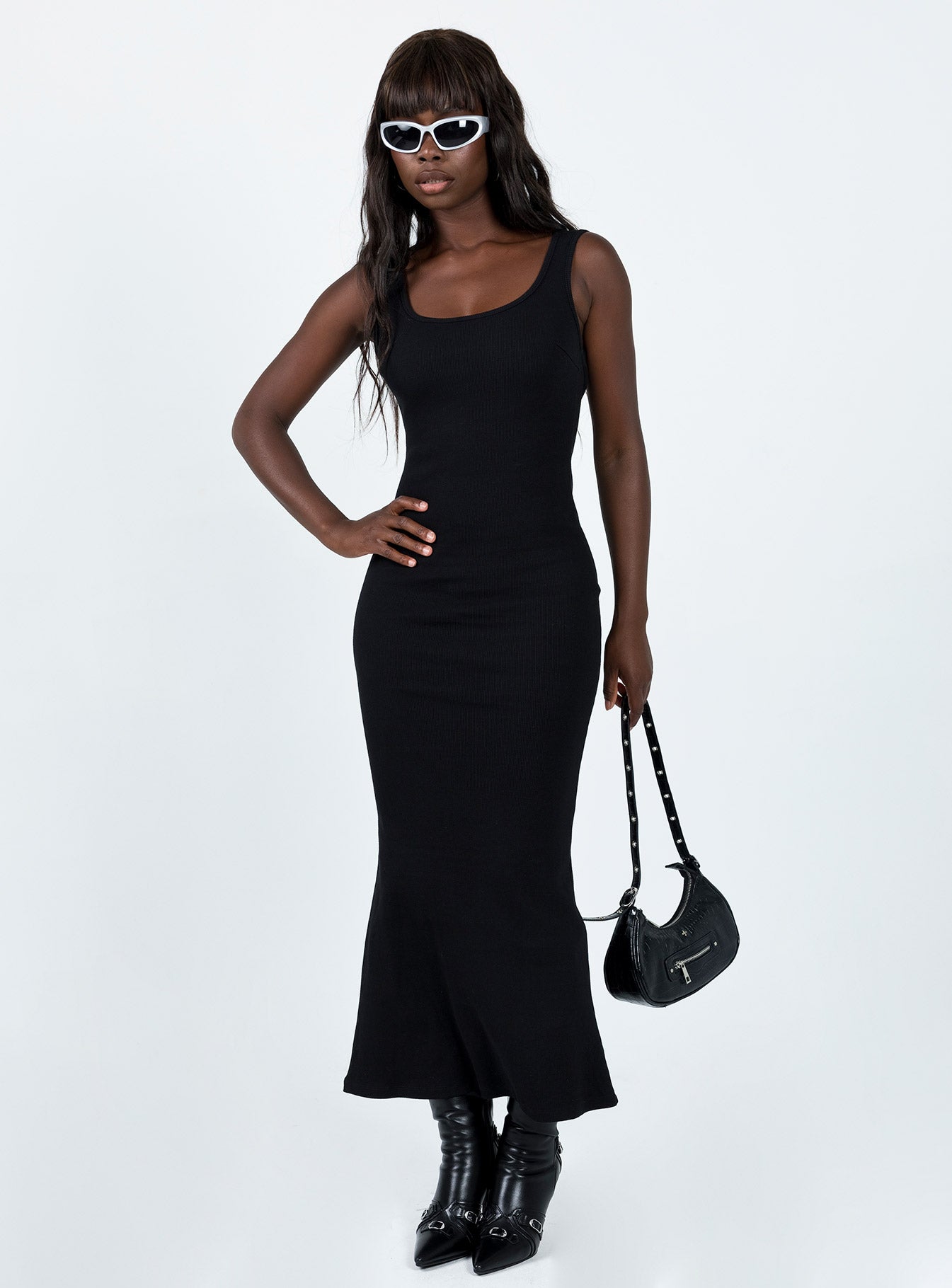 Smythe Maxi Dress Black - Image 3