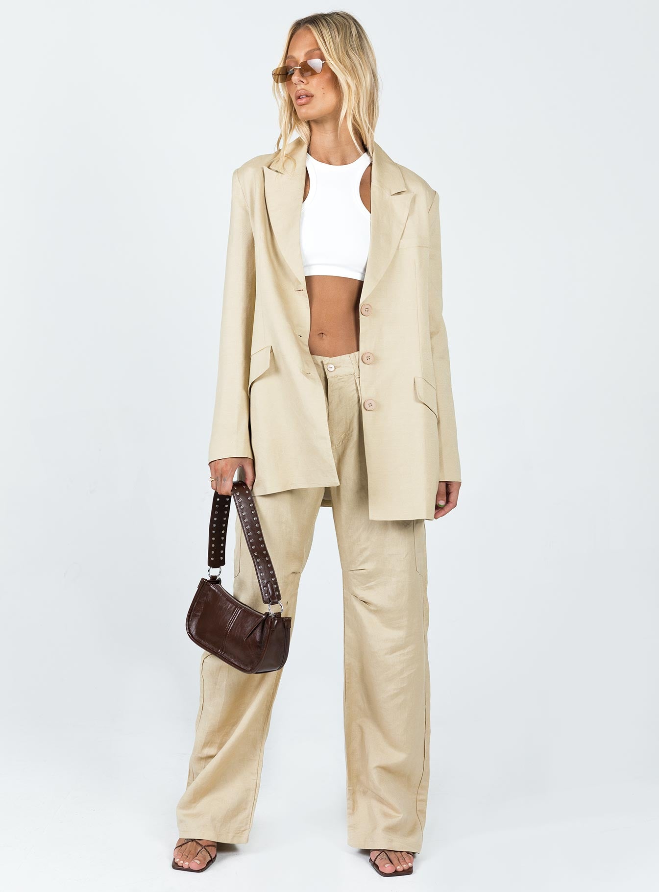 Miami Vice Pants Wheat - Image 4