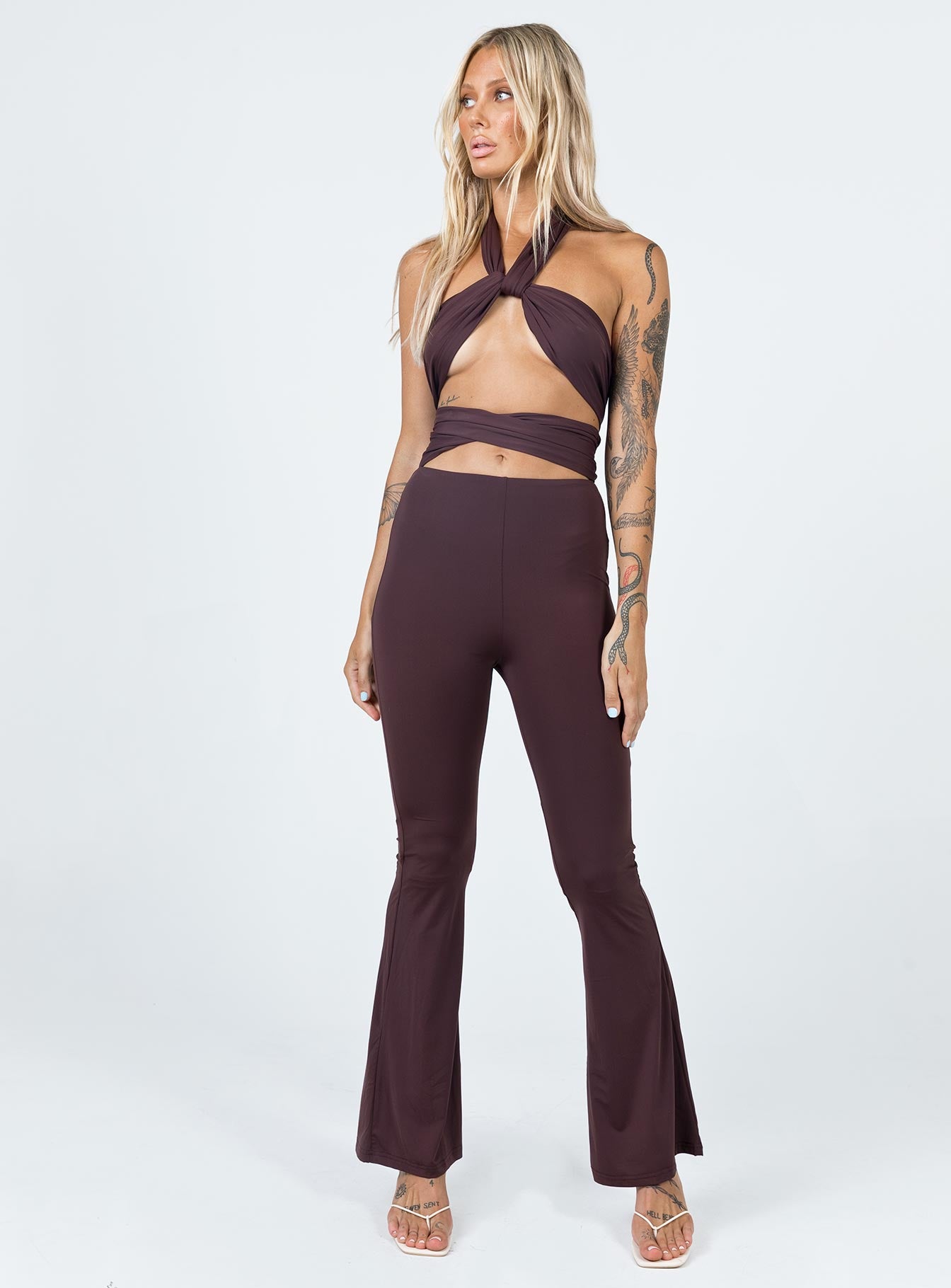 Amalia Jumpsuit Brown - Image 4