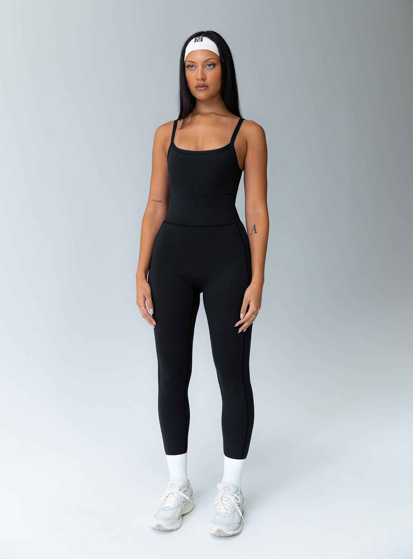 Go Getter Activewear Jumpsuit Black - Image 2