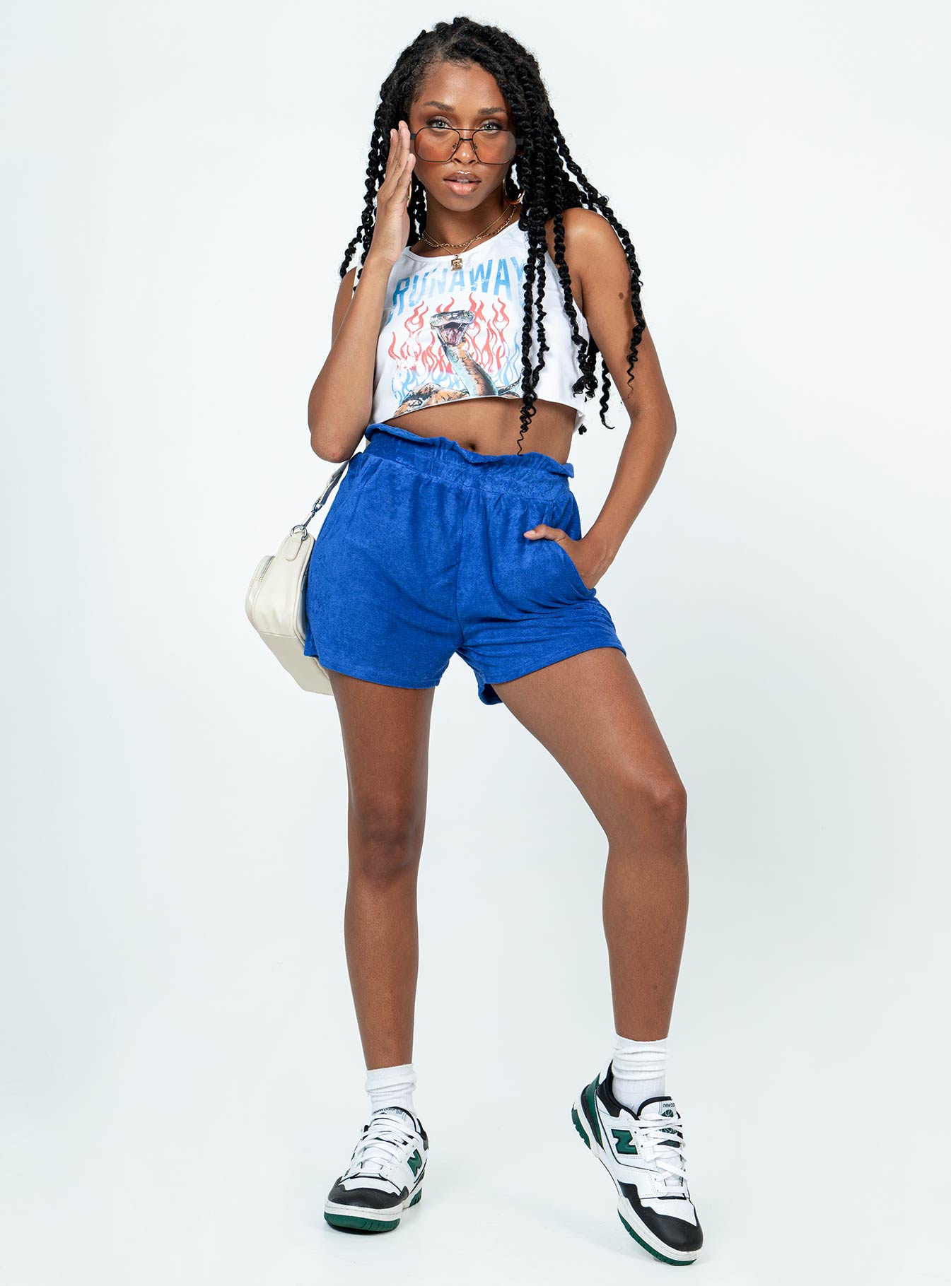 Caleigh Shorts Blue - Image 3