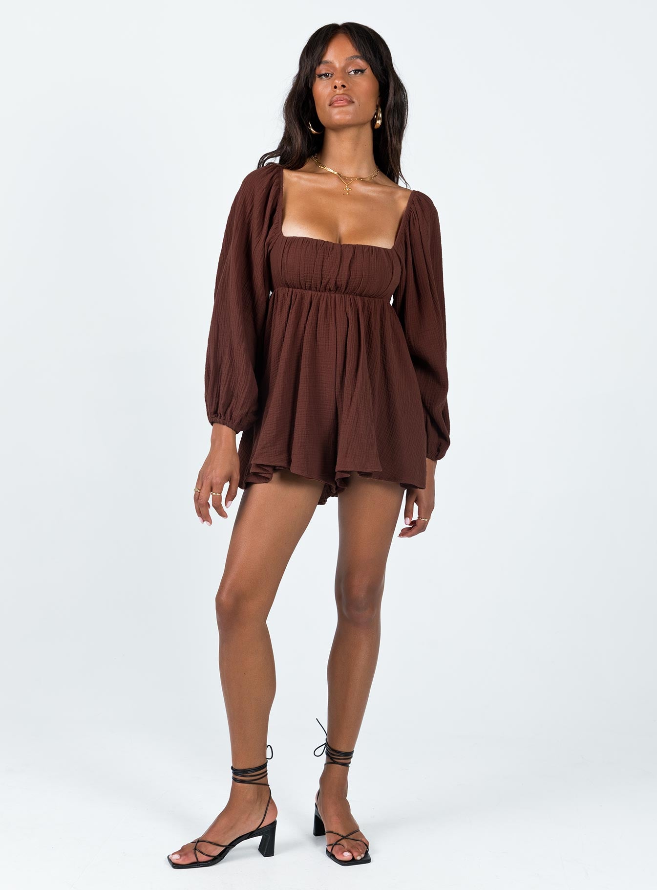 Beck Romper Brown - Image 3