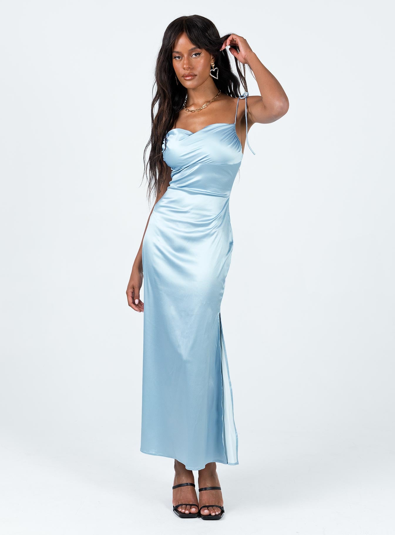 Avriel Maxi Dress Blue - Image 3
