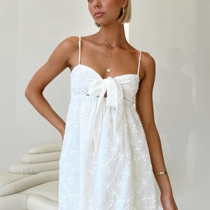 Granno Mini Dress White