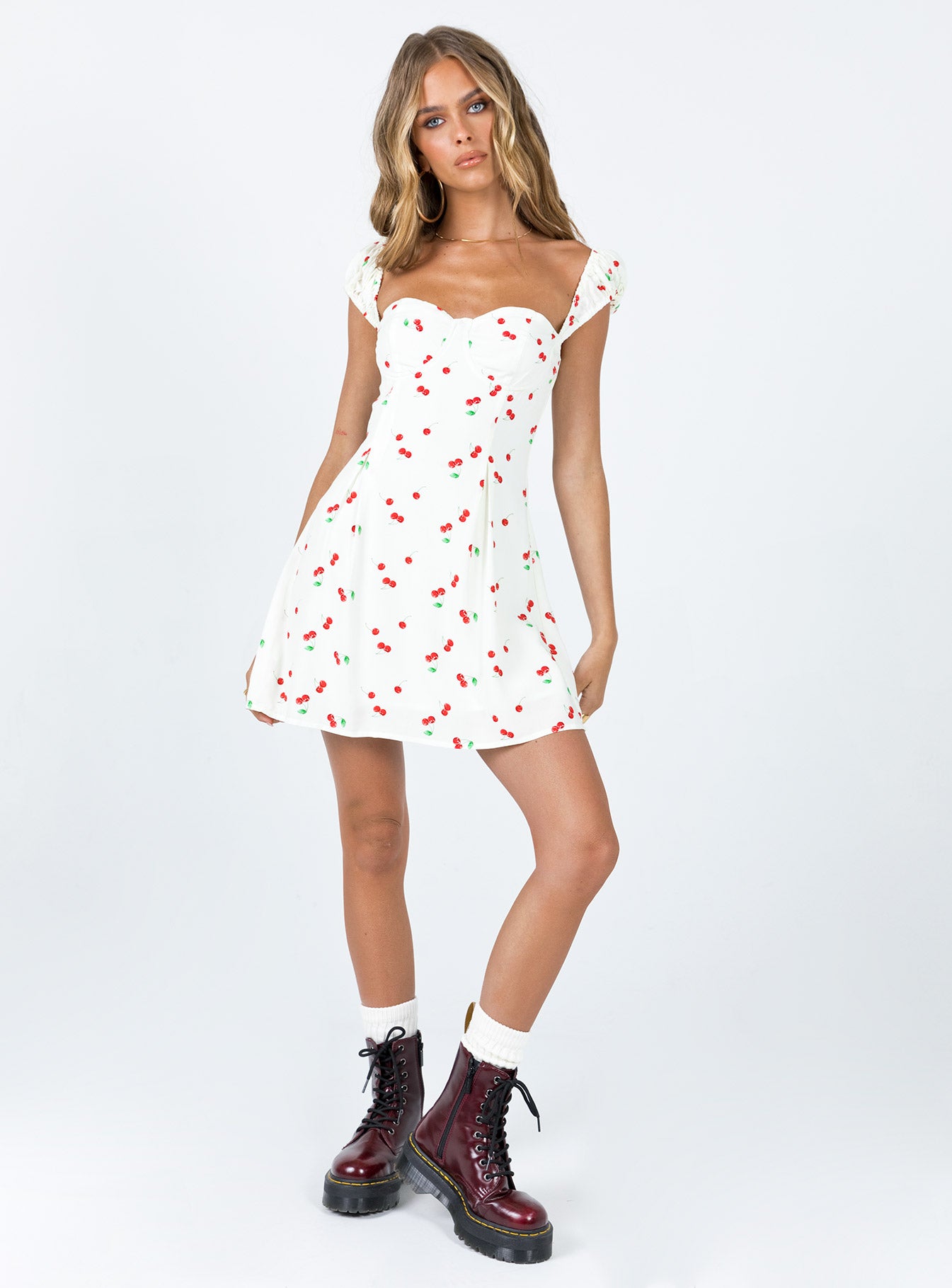Rozalia Mini Dress White Multi - Image 3