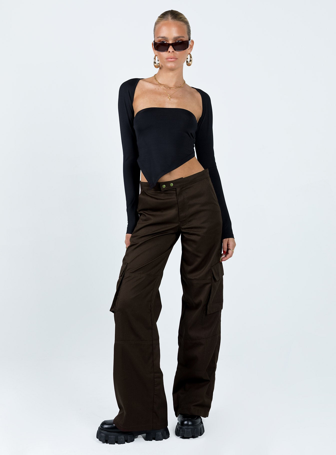 Motel Saul Trouser Dark Brown - Image 3