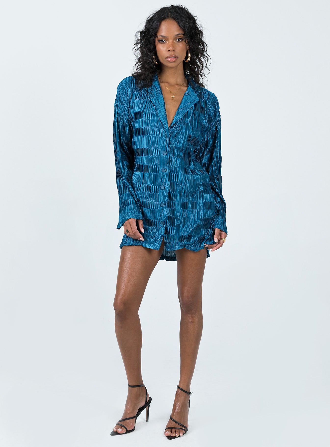 Wilkinson Mini Dress Blue - Image 3