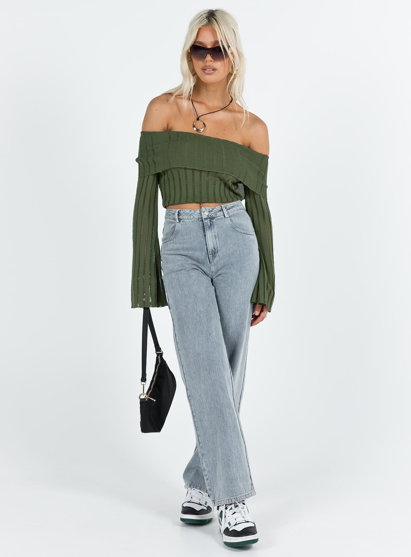 Garza Wide Leg Jeans Denim - Image 2