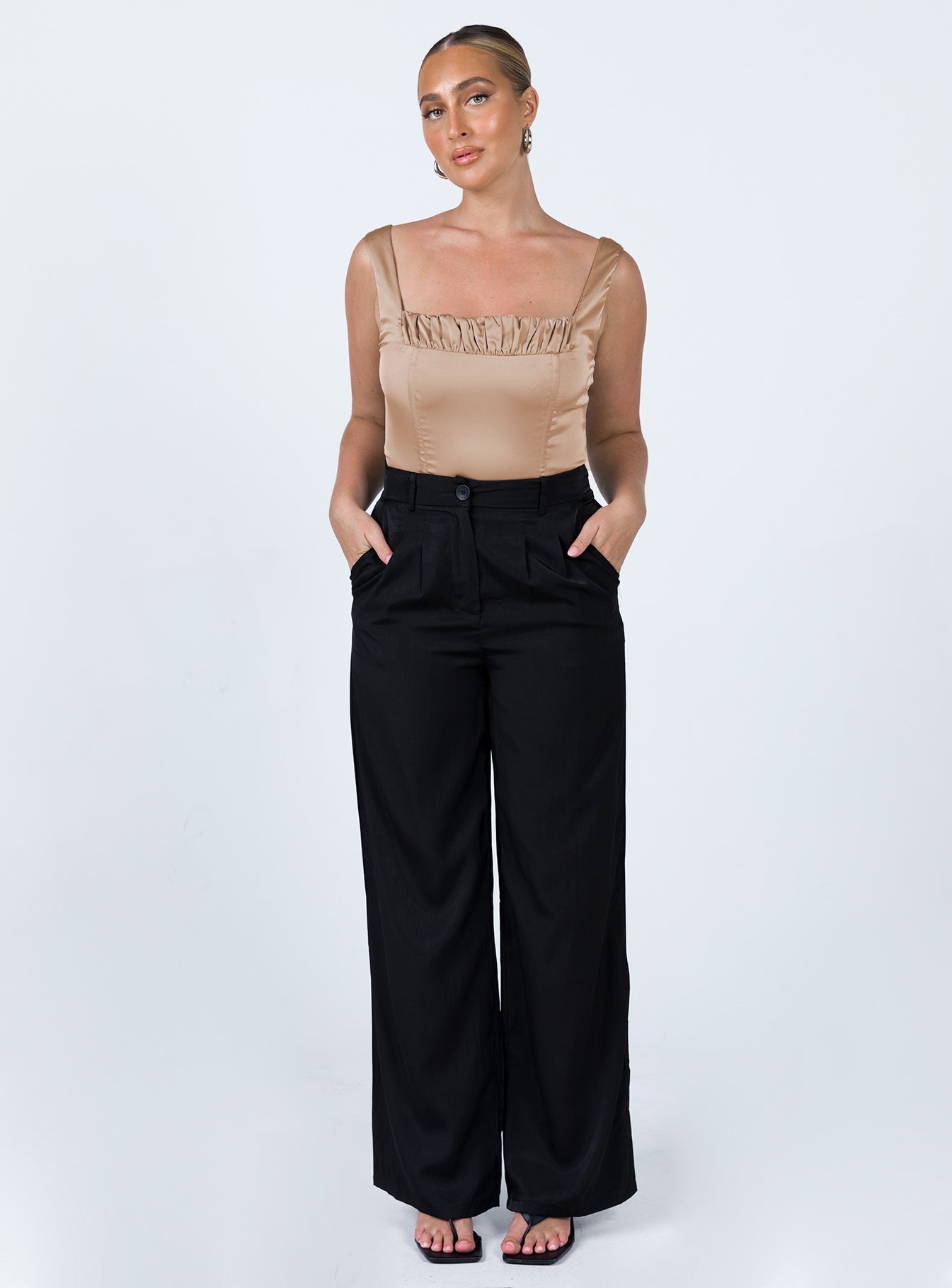 Ximena Bodysuit Beige - Image 2