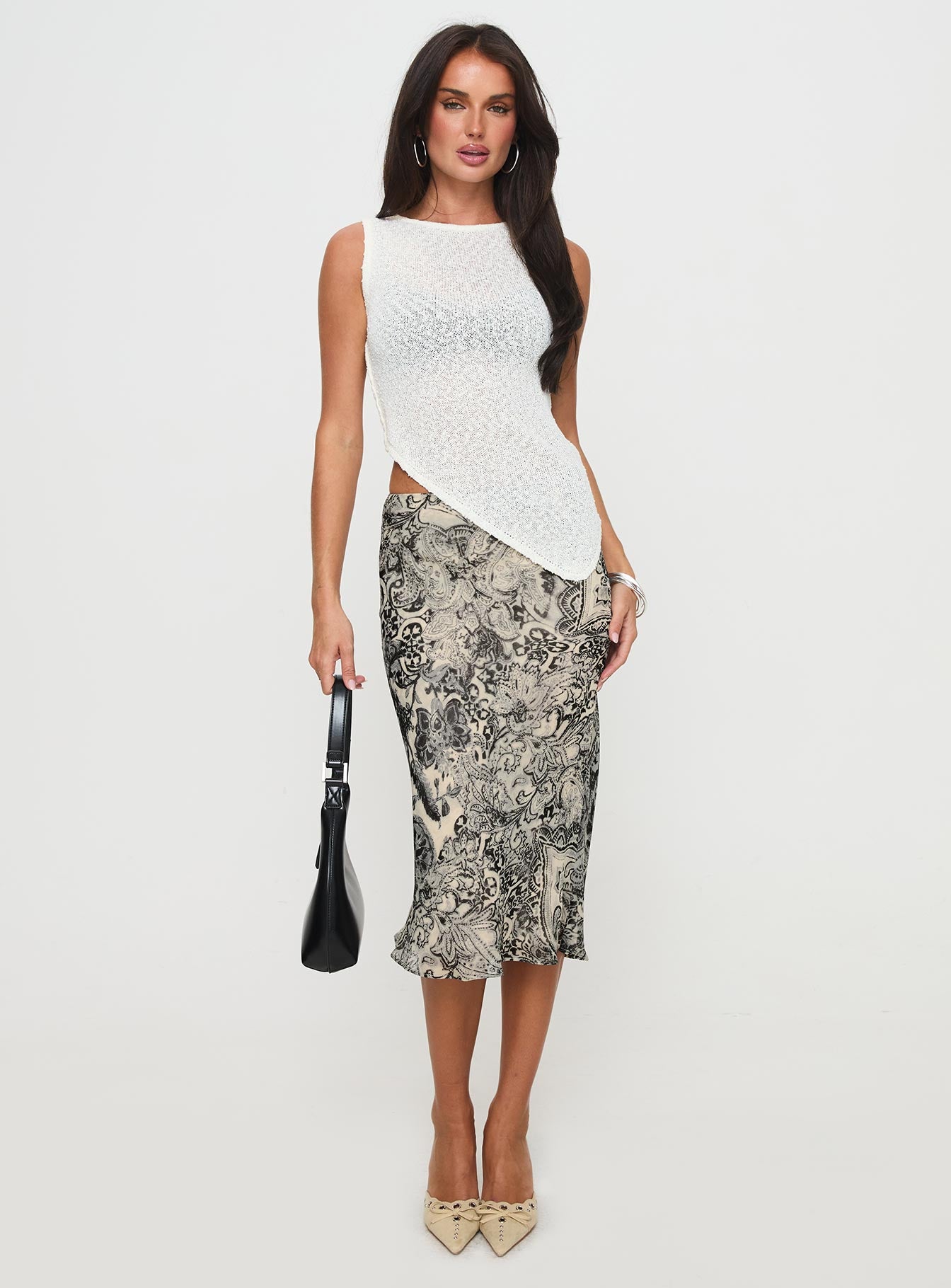 Andromeda Knit Top Ivory - Image 3