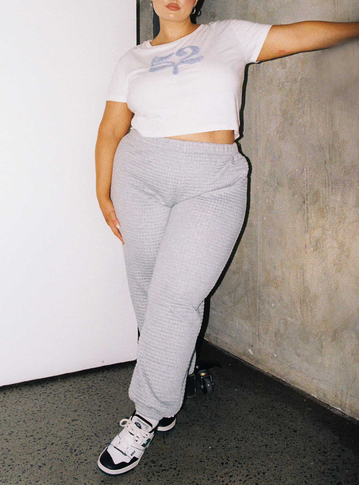 Organic Take Care Charity Baby Tee White Curve - Image 2