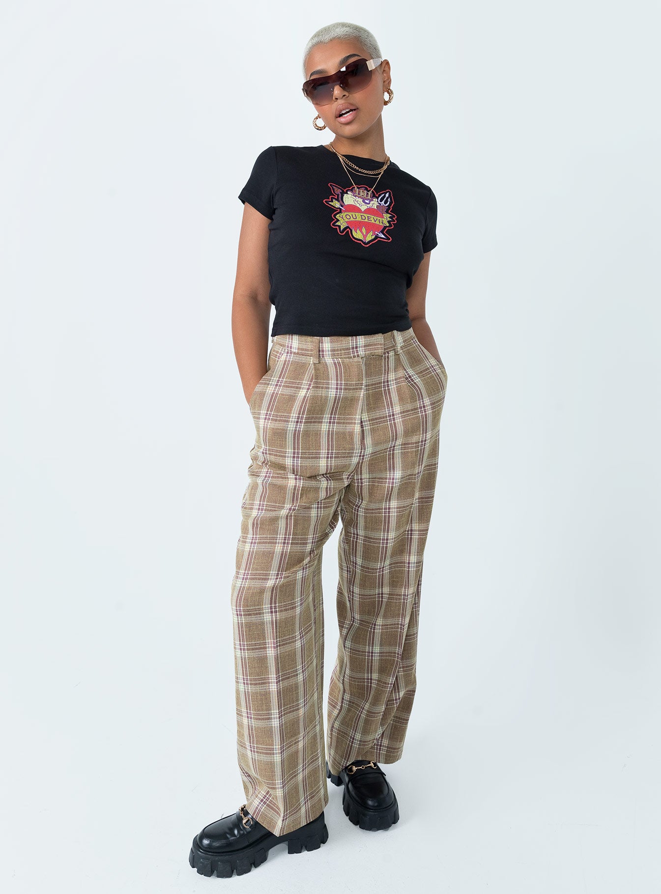 Taz You Devel Longline Baby Tee Black - Image 3