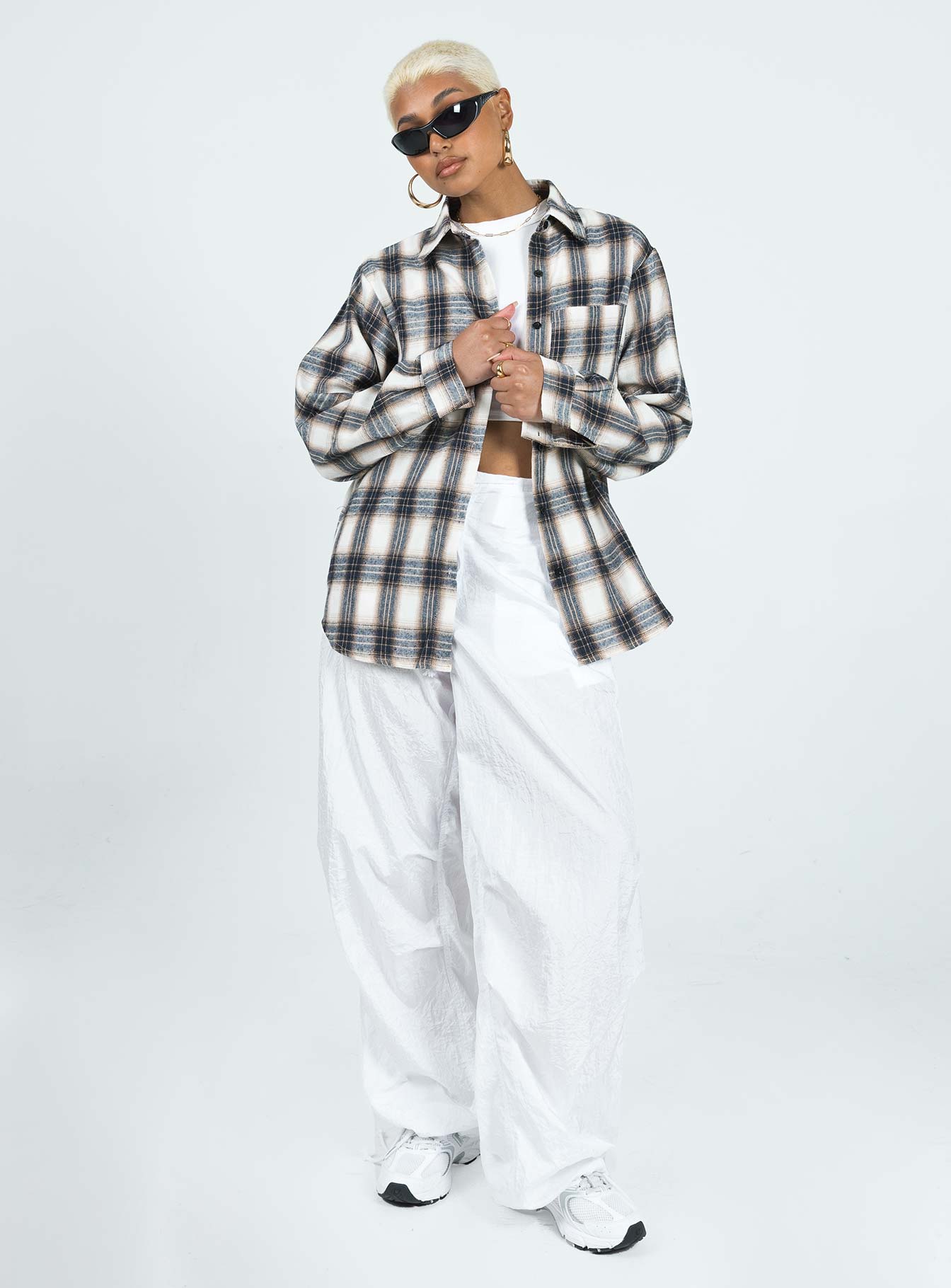 Malvern Shirt Grey Check - Image 2