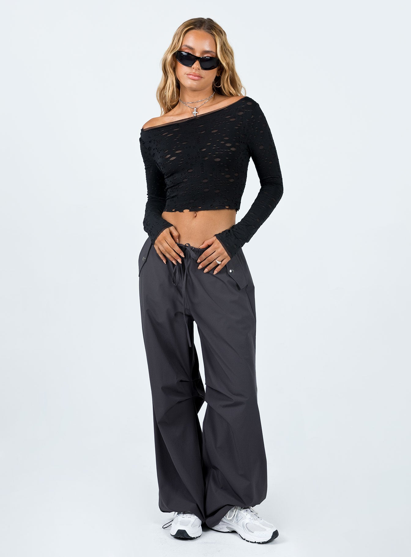 Lapidus Long Sleeve Top Black - Image 3