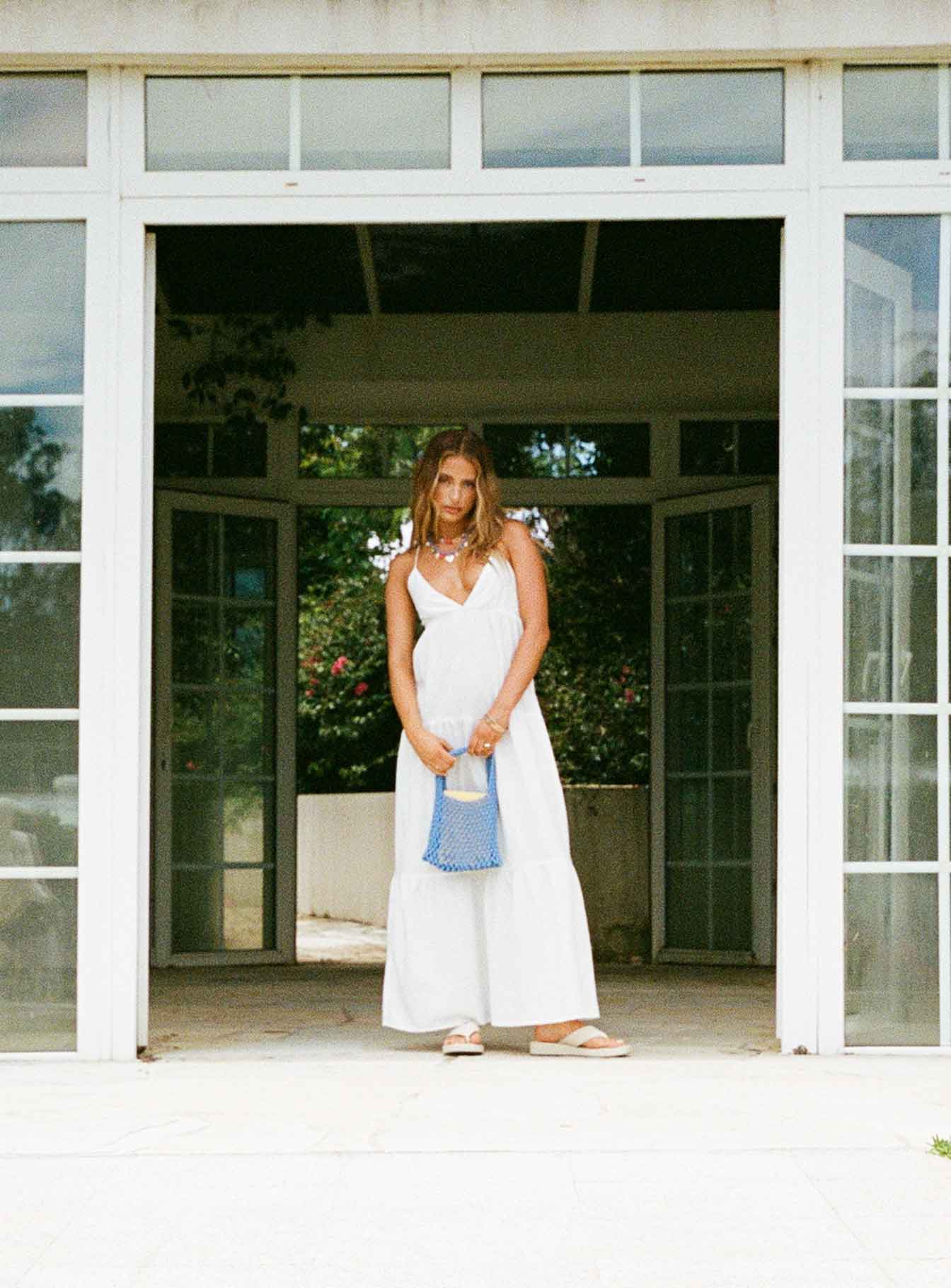 Chelsea Maxi Dress White - Image 2