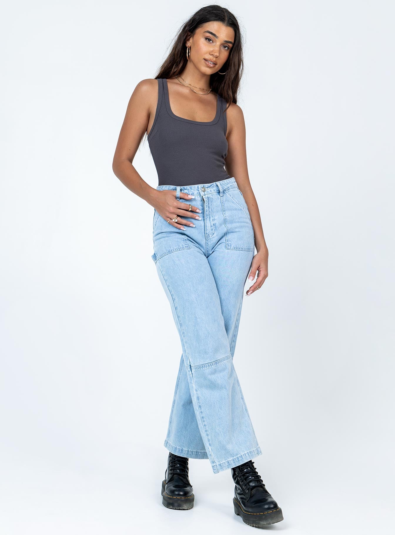 Camellia Bodysuit Slate Grey - Image 3