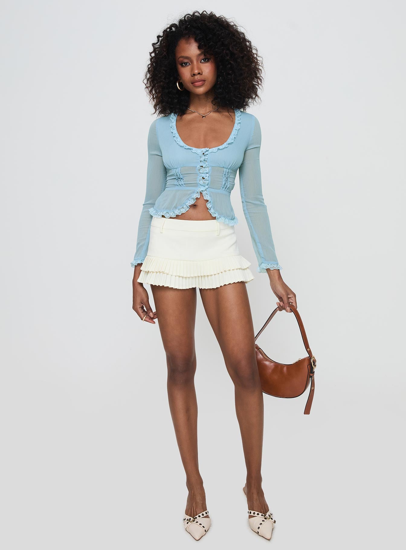 Guillet Long Sleeve Top Blue - Image 3