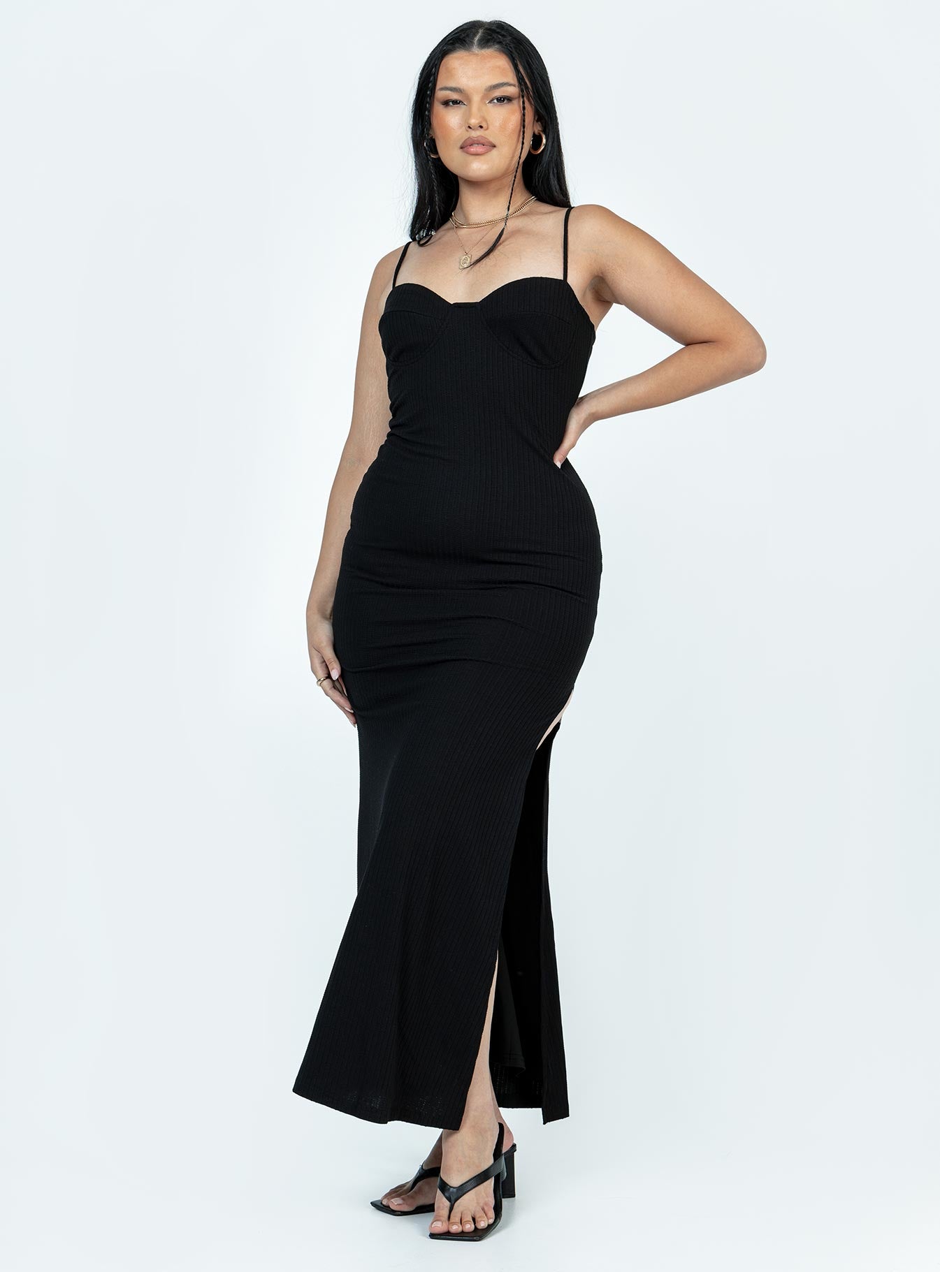 Belladonna Maxi Dress Black - Image 2