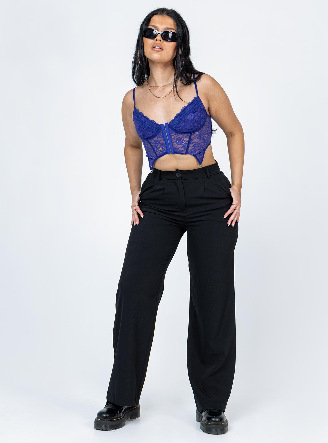 Shayna Corset Blue - Image 3