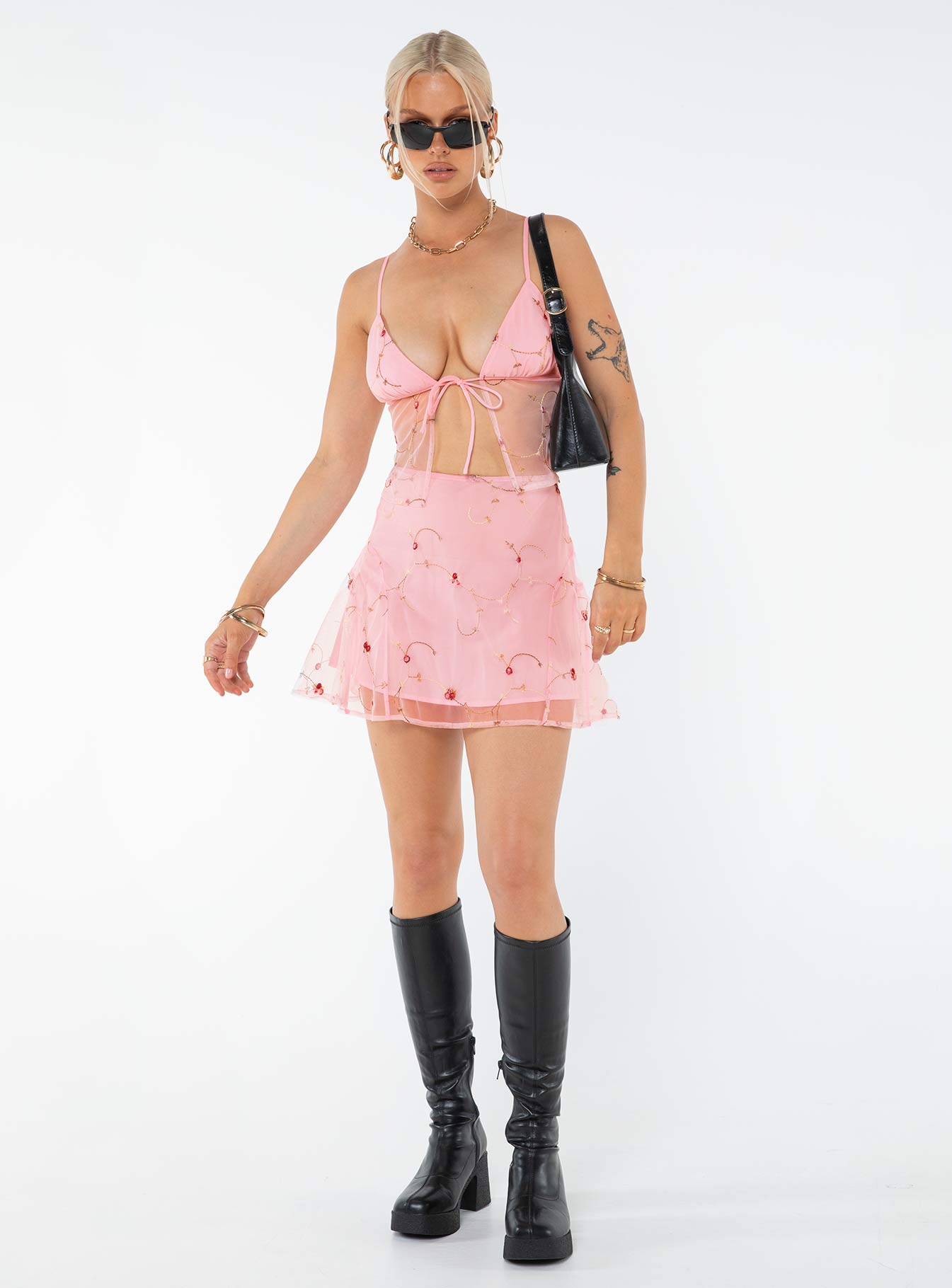 Rosen Top Pink Floral - Image 3