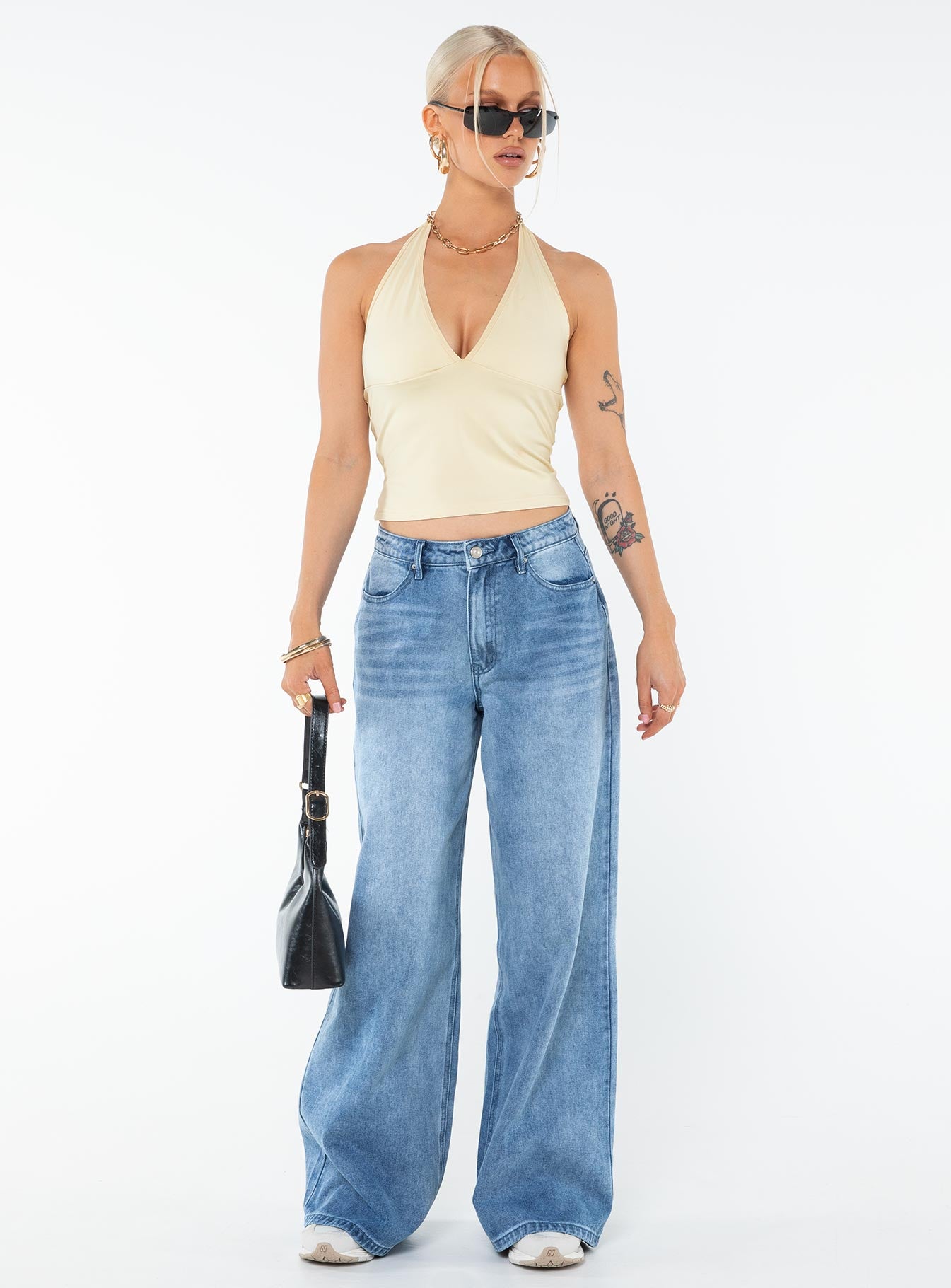 Larkai Halter Top Beige - Image 3