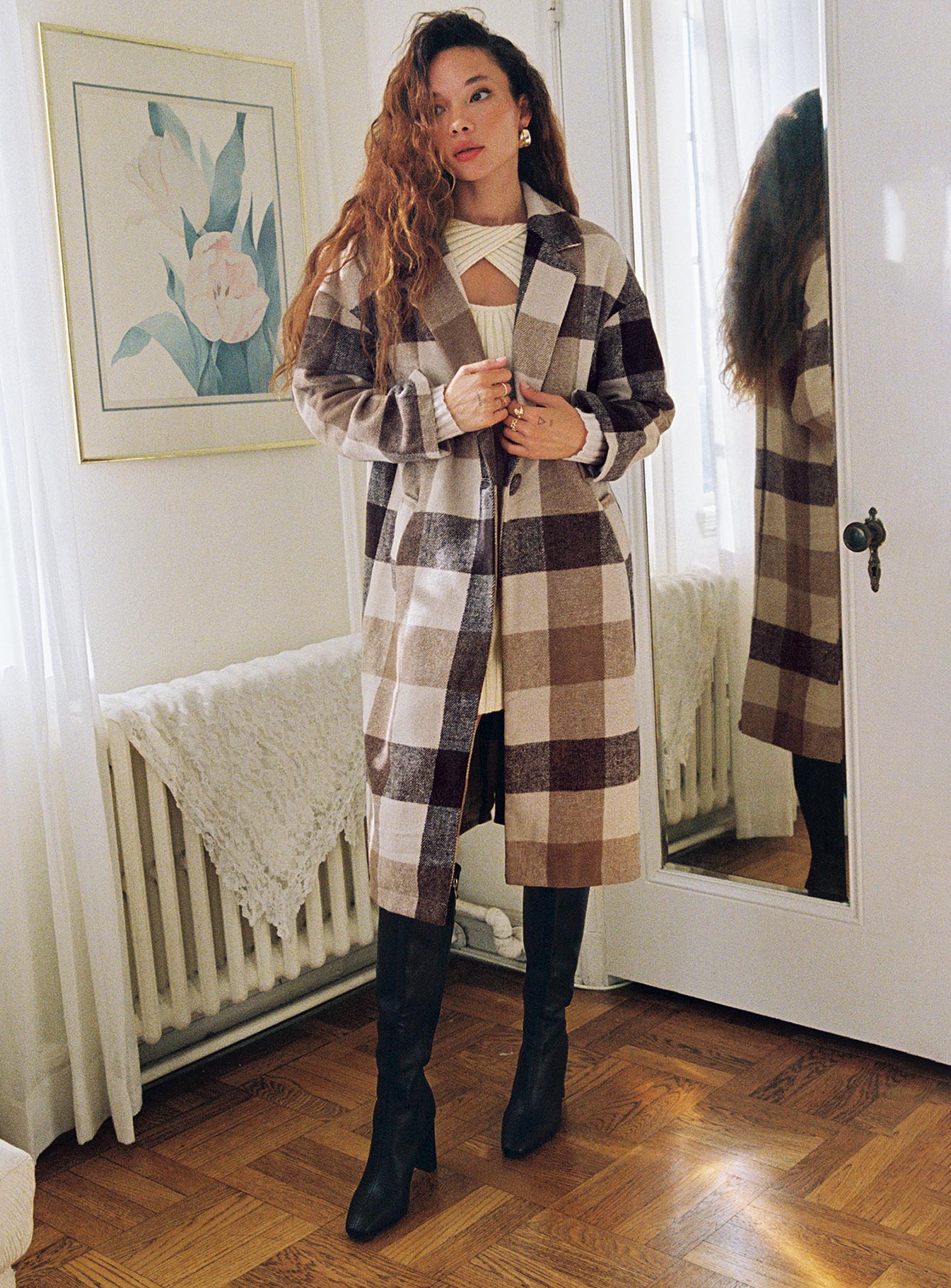 Penelope Coat Beige - Image 12