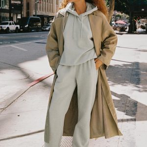 Pave The Way Trench Coat Beige