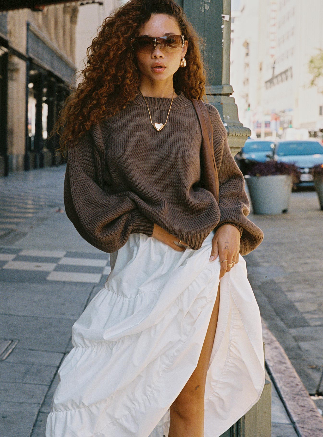 Garden Party Maxi Skirt White - Image 8